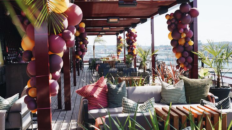 Rooftopen på Clarion Hotel® The Pier är nu öppen. 