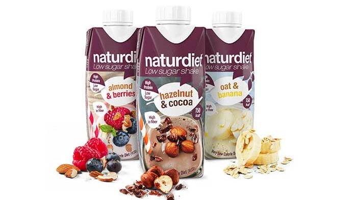 Naturdiets nya Low sugar shakes med naturliga smaker