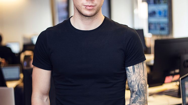 Joakim Holfve, ny produktchef på Aller media