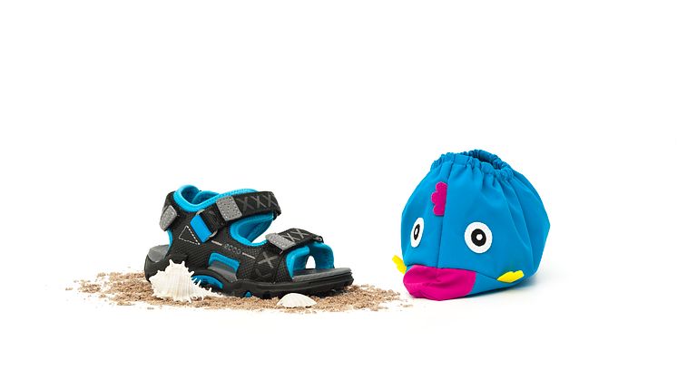 Baby shoe friends ljusblå på skor