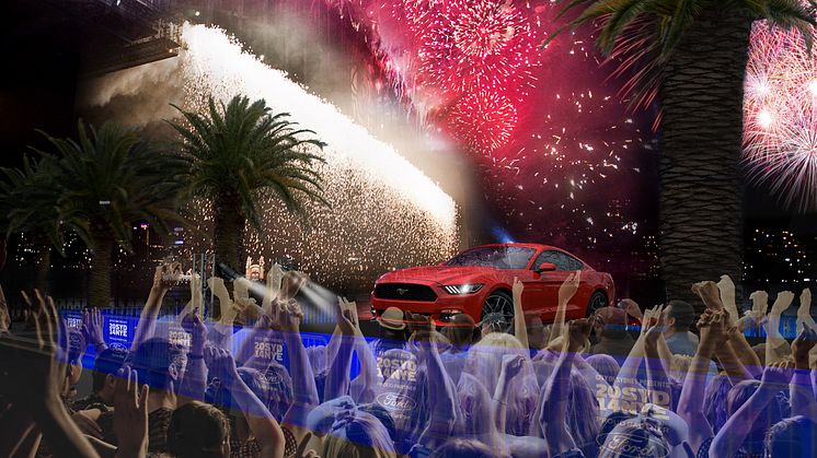 Mustang juhlistaa Sydneyn uutta vuotta