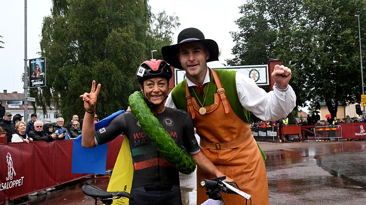 Amanda Bohlin och Kristian Klevgård vann Cykelvasan 90 2023