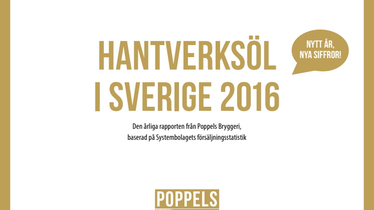 Hantverksöl i Sverige 2016