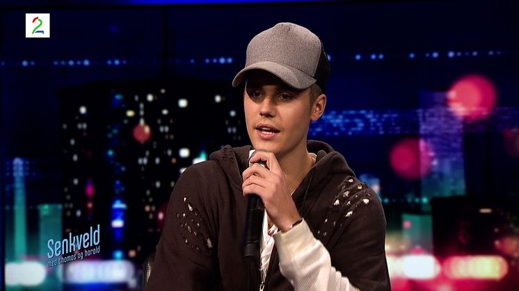 Video: Justin Bieber på Senkveld