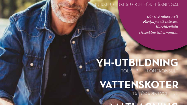 Höstens kursprogram i Värmlands län 2021