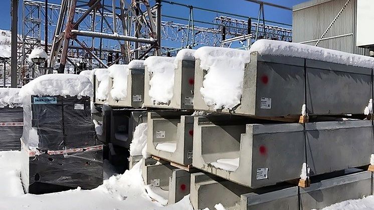 Trenwa precast trenches ready for installation