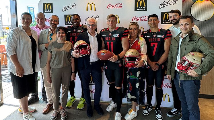 Leckerbissen für Fans: McDonald’s in Berlin-Brandenburg und Berlin Thunder stellen das ‘Mega Fan Menü‘ und Partnerschaft für die Saison 2024 vor