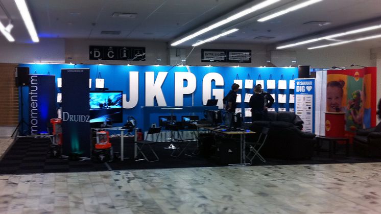 Världsmästerskap i Jönköpingsmonter på Dreamhack