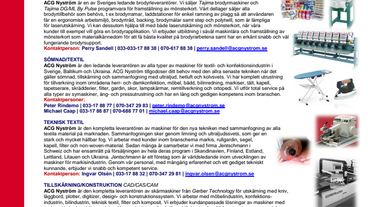 ACG Nyström - företagspresentation