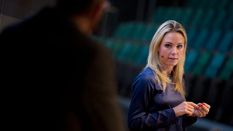 Carolina Neurath, talare på Samhällsbyggnadsdagarna 2016 Fotograf: Rickard Kilström