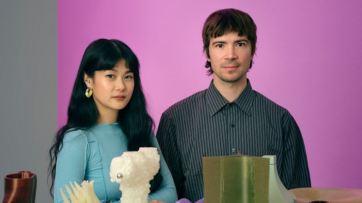 Anny Wang och Tim Söderström på Röhsska museet