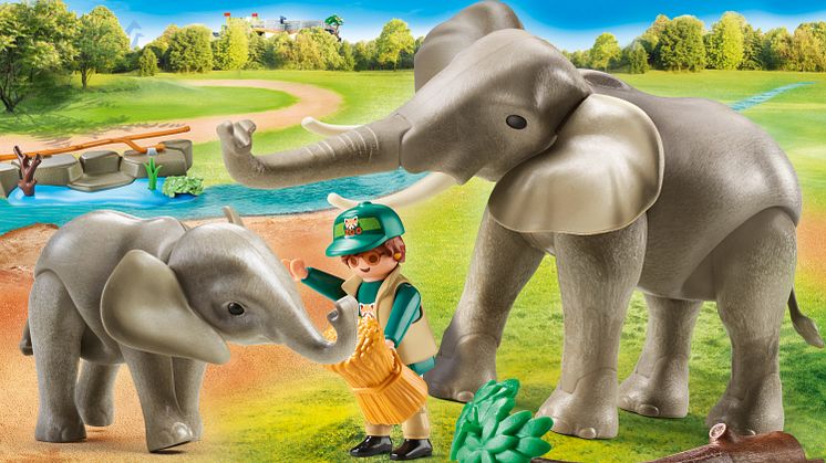 Elefanten im Freigehege (70324) von PLAYMOBIL