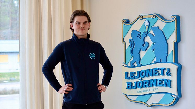 Hugo Johansson, fältsäljare Lejonet & Björnen.