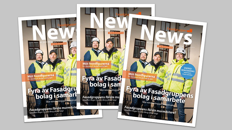 Fasadgruppen News - nytt nummer ute nu!