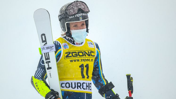 Zweiter Platz für Sara Hector beim Courchevel-Riesenslalom