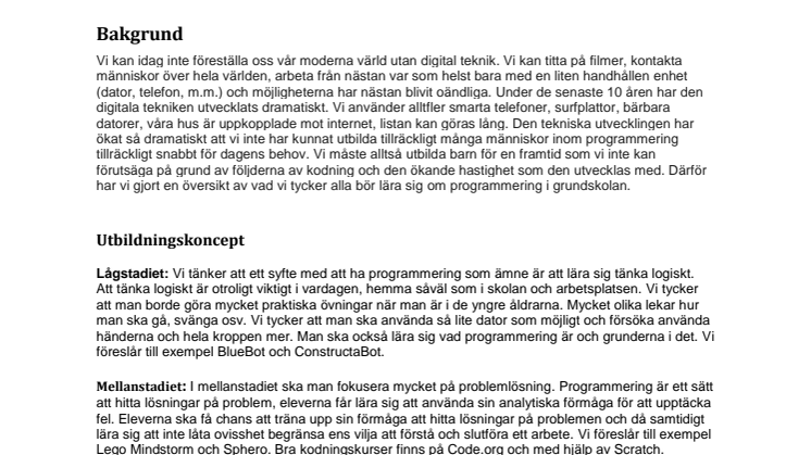 DiggIT - ett utbildningskoncept från Johannebergsskolan Elyseum, Göteborg 