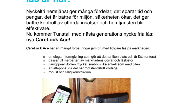 Nya generationens digitala lås är här!