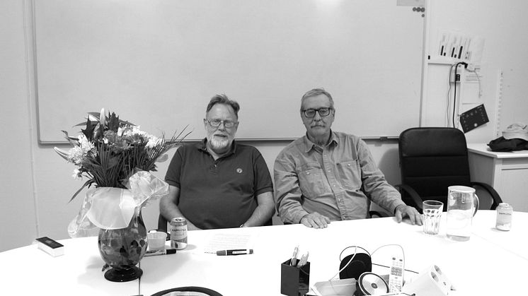 Lars Bergström och Martin Nicolaus på LifeRings 10-årsfirande