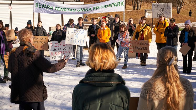Demonstration LPL och FFF 4 mars 2022