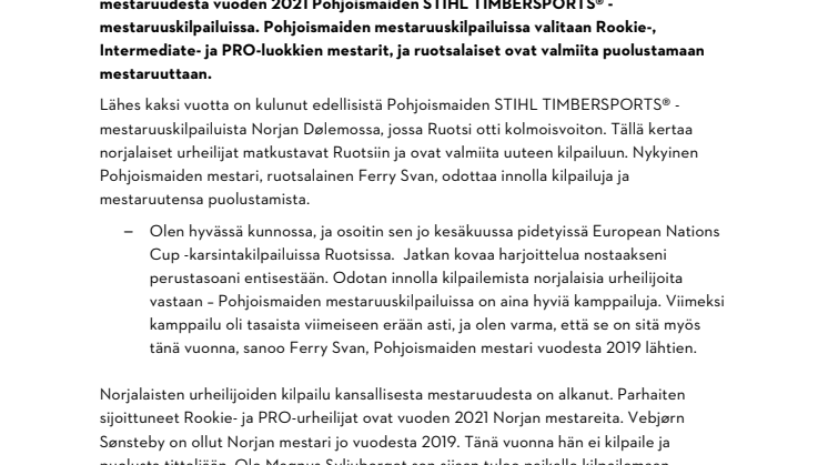 POHJOISMAIDEN PARHAAT URHEILIJAT PALAAVAT VUODEN 2021 POHJOISMAIDEN MESTARUUSKILPAILUIHIN .pdf