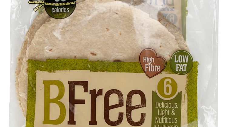 BFree wraps flerkorn glutenfri melkefri 252 g (6 x 42 g)