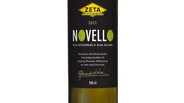 Nyhet:  Zeta Novello 2011 – purfärsk, nypressad, italiensk olivolja