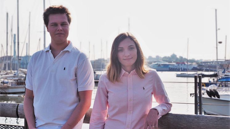 Christian Heina and Ella Einarsen are developing an AR application for Android as their internship project at Sigma