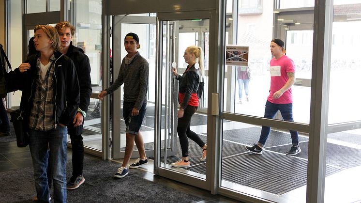 Nya studenter välkomnades på Högskolan Väst