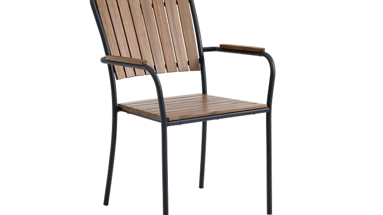 Silla apilable BASTRUP madera duranegro.png