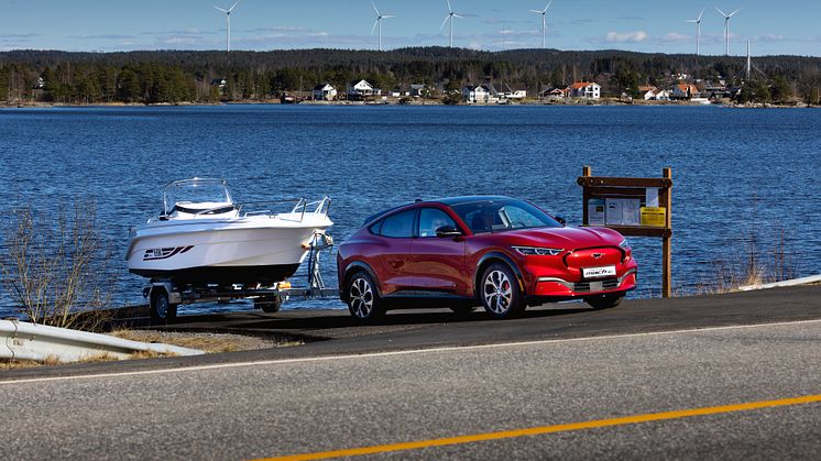 Ford Mustang Mach-E økt tilhengervekt 2022