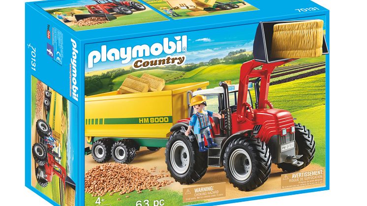 Riesentraktor mit Anhänger von PLAYMOBIL (70131)