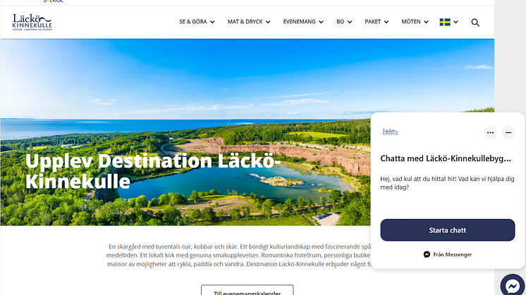 Nu utvecklas Framtidens Besöksservice i Destination Läckö-Kinnekulle
