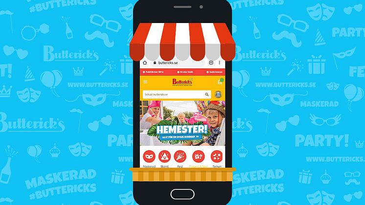 Butterick’s väljer Oddny som e-handelsleverantör