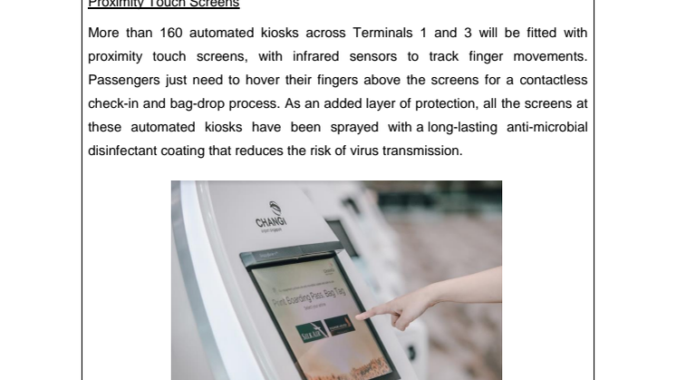 A safer, contactless passenger journey at Changi Airport