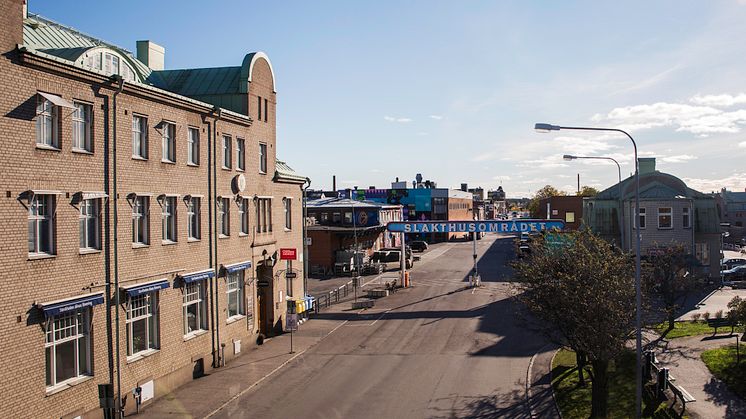 Stockholms konstnärliga högskola planerar att samlokalisera verksamheten till Slakthusområdet. Bild: Atrium Ljungberg