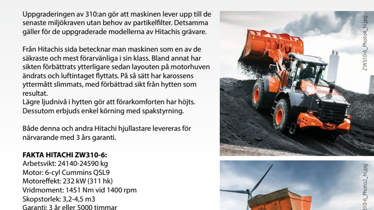Hitachis nya 25-tonnare med 3 års garanti
