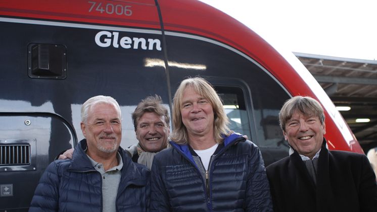 Glenn Hysén, Glenn Schiller, Glenn Strömberg och Glenn Holm. Foto: Jay Veesualz