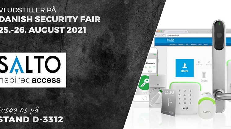 SALTO Systems på Danish Security Fair 2021