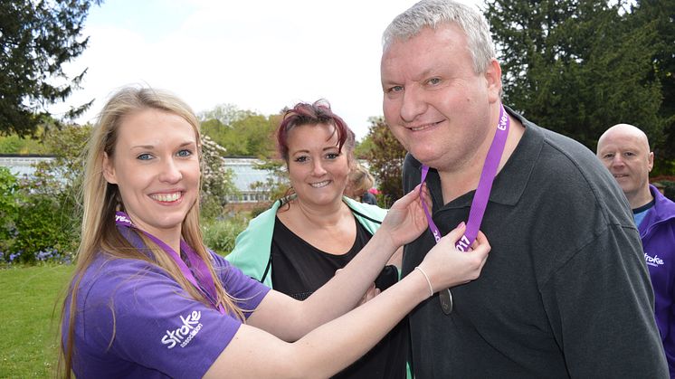 Survivors take a Step Out for Stroke in Liverpool alongside DJ Kev Seed