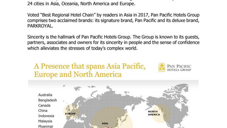 About Pan Pacific Hotels Group