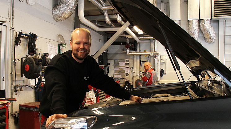 Finalist i årets mekaniker konkurranse - Bjørn Inge Lånan Nicolaisen. 