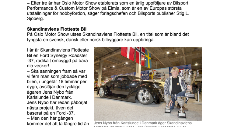 Nytt publikrekord på Oslo Motor Show