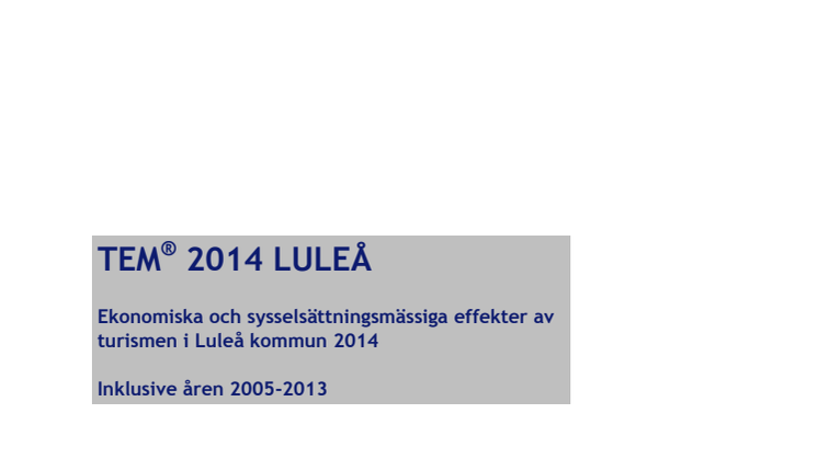 TEM2014 Luleå