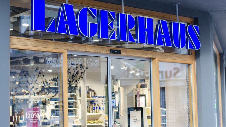 Lagerhaus växer i Norge – ny butik öppnas i Oslo.