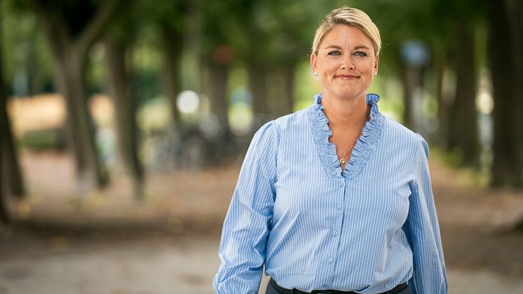 Valborgstalare är stadsdirektör Pernilla Anderberg. Foto: Oskar Fäldt
