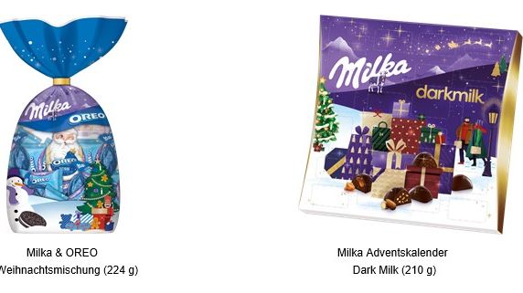 Milka Weihnachtsvielfalt