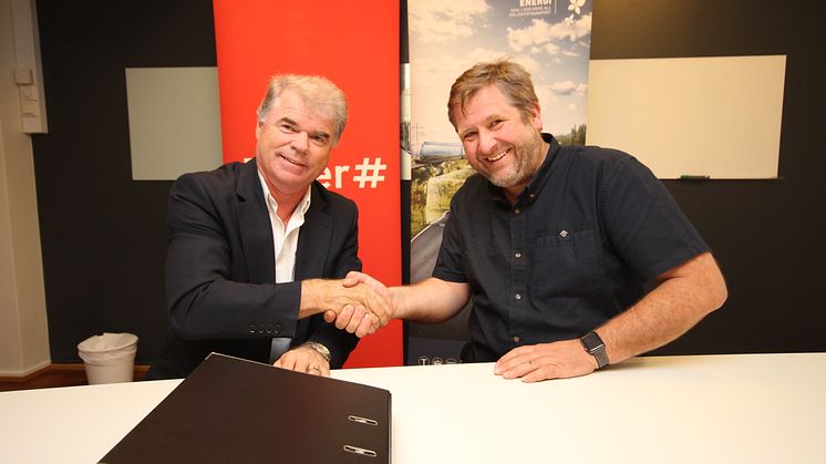 Kjell Knarbakk i Unibuss og Bernt Reitan Jenssen i Ruter
