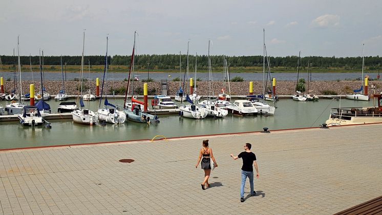 Der Hafen am Zwenkauer See