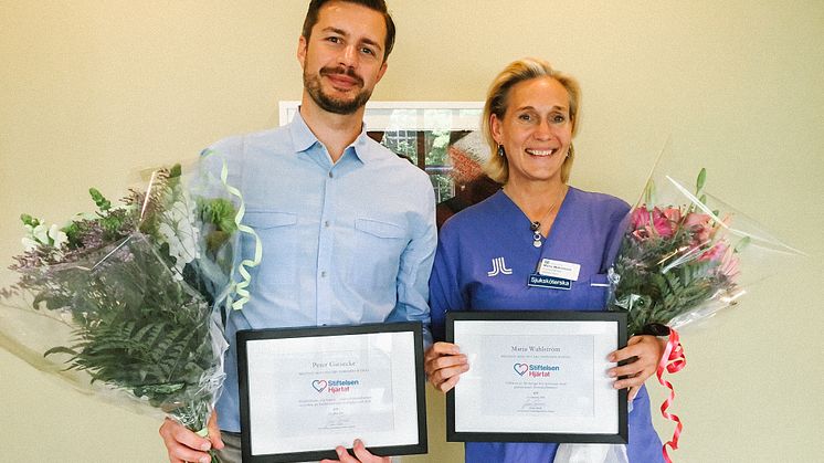 Den 23 maj fick stipendiaterna Peter Giesecke och Maria Wahlström ta emot diplom och blommor efter presentation av sina studier. Raffaele Scorza kunde tyvärr inte delta.