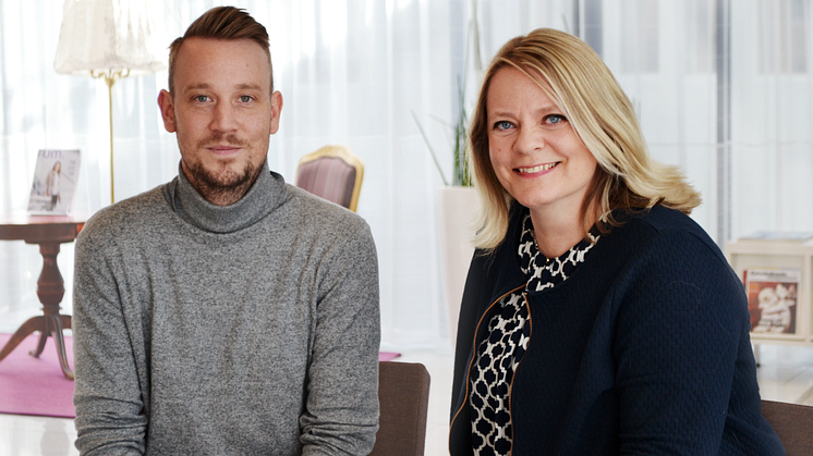 Emanuel Olofsson och Anna Haara.